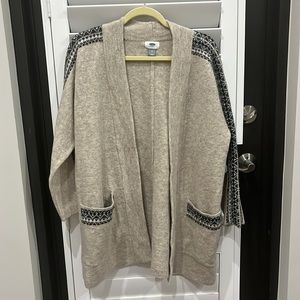 old navy open cardigan with pockets
